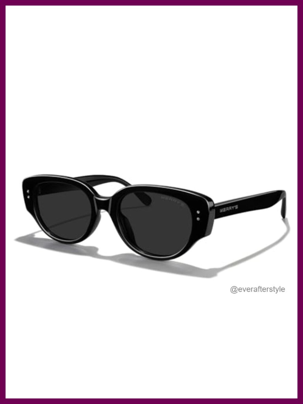 Acetate Cat Eye Polarized Sunglasses UV400 Retro Oval Half-Frame